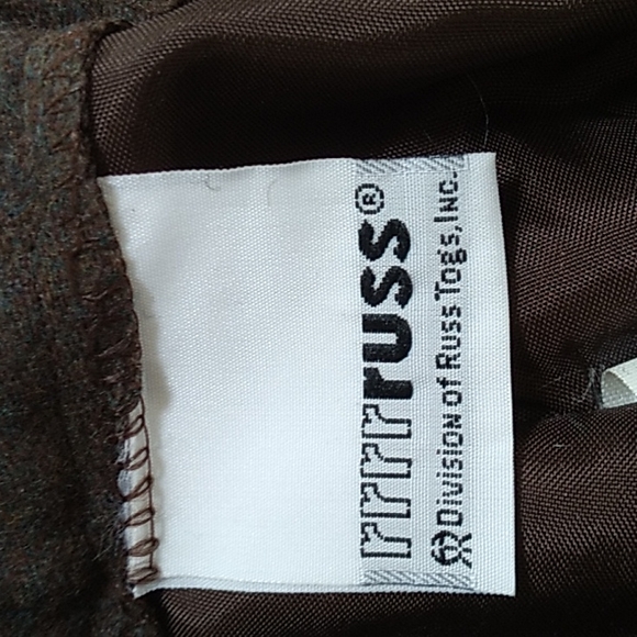 Vintage rrr Russ Brown Skirt. Size 16 NWT - Picture 11 of 12